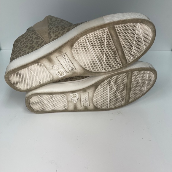 Coconut by Matisse Leopard Print Wedge Sneakers Women’s Size 8.5 - Picture 6 of 7